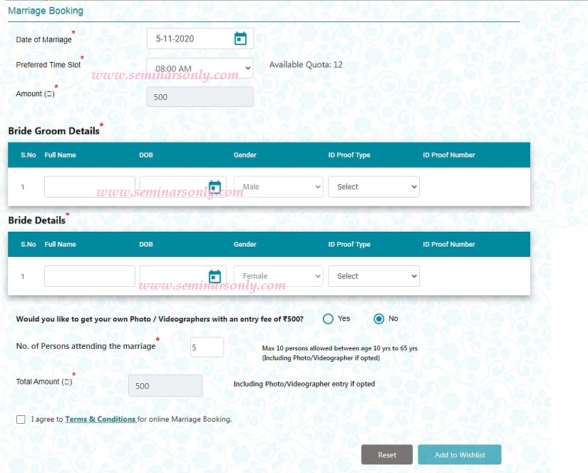 Guruvayoor Marriage Booking